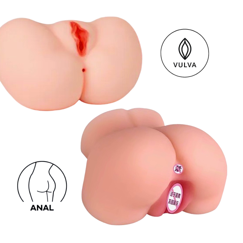 Masturbador Masculino Realista Vagina, Ano, Incluye interacción de Sonido y vibración X6 Unds  OMC-337