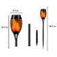 ANTORCHA LED CON PANEL SOLAR X 6UNDS - OMC-098
