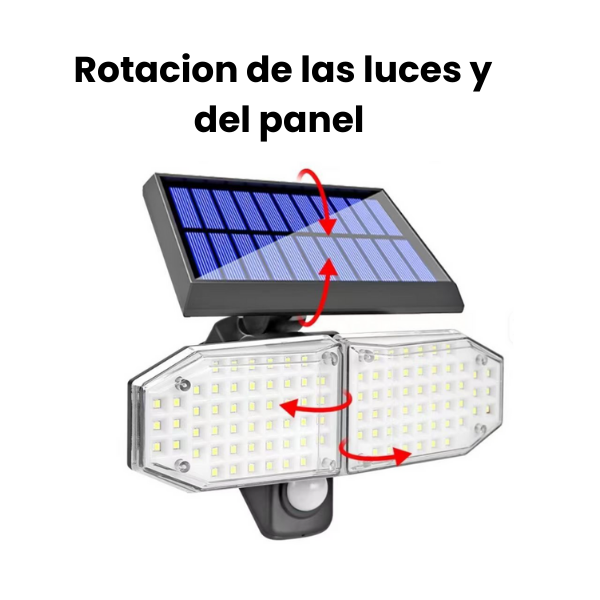LAMPARA SOLAR CON SENSOR DE MOVIMIENTO X 6UNDS - OMC-097