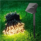 LUZ SOLAR NAVIDEÑA 10 M -100 BOMBILLOS X 6 UNDS - OMC-075