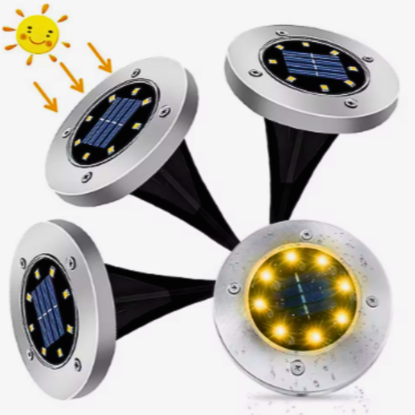 Lampara Led para piso, Luz Solar Impermeable Para Exteriores  X 6 UNDS - OMC-099
