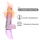 Dildo Vibrador Realista Con Temperatura y 7 Niveles de Vibración OMC-434 X6 Unds