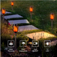 ANTORCHA LED CON PANEL SOLAR X 6UNDS - OMC-098
