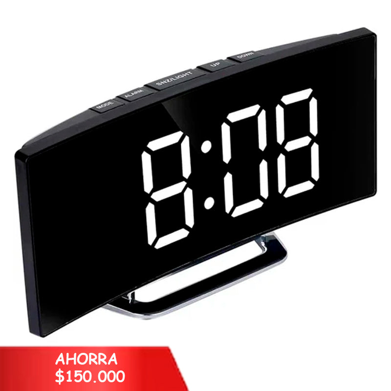 Reloj Despertador Digital Moderno Reloj De Pared O Mesa X 6 Unidades OMC-294