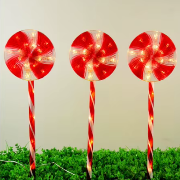 SET X3 LUZ EN FORMA DE PALETA CON PANEL SOLAR X6UNDS - OMC- 081