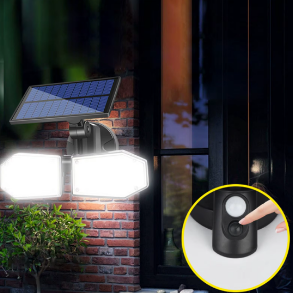 LAMPARA SOLAR CON SENSOR DE MOVIMIENTO X 6UNDS - OMC-097