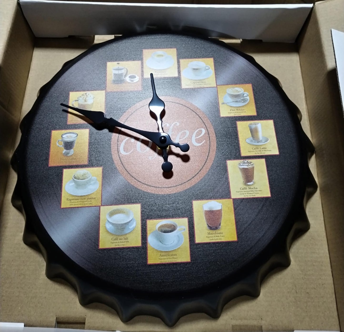🕰 *RELOJ DE PARED VINTAJE 35CM OMC-445* 🕰