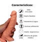 Arnés Ajustable, Incluye Dildo Realista, Flexible Con ventosa X6 Unds OMC-438