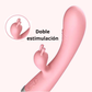 DILDO VIBRADOR DUAL  CONEJO X6 UNDS - OMC-322