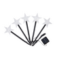 SET 5 ESTRELLAS CON ESTACA Y PANEL SOLAR X 6 UNDS - OMC- 082