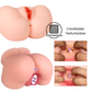 Masturbador Masculino Realista Vagina, Ano, Incluye interacción de Sonido y vibración X6 Unds  OMC-337