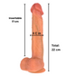 Dildo Vibrador Multifuncional Con 7 Modos de Calefacción y Empuje a Control Omc 435  X 6 Unds  OMC-435
