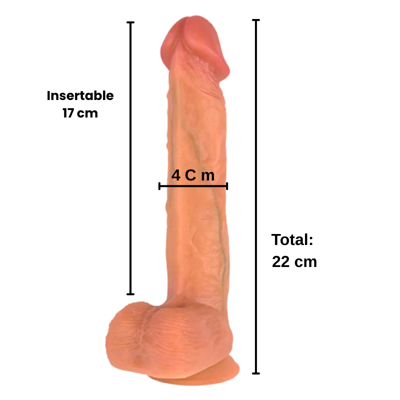 Dildo Vibrador Multifuncional Con 7 Modos de Calefacción y Empuje a Control Omc 435  X 6 Unds  OMC-435