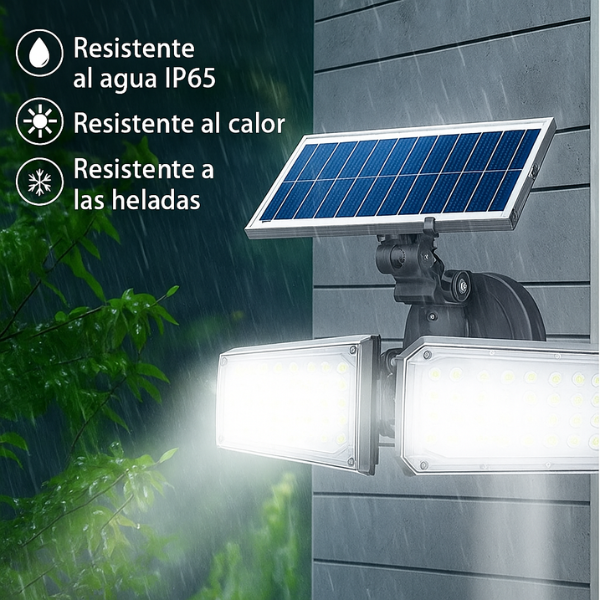 LAMPARA SOLAR CON SENSOR DE MOVIMIENTO X 6UNDS - OMC-097