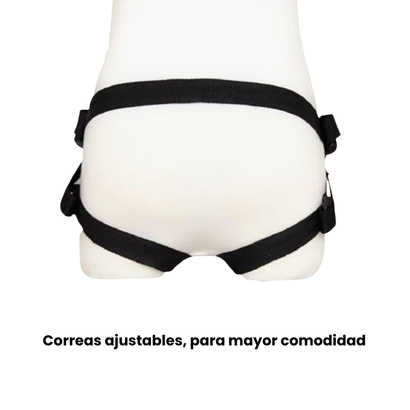 Arnés Ajustable, Incluye Dildo Realista, Flexible Con ventosa X6 Unds OMC-438