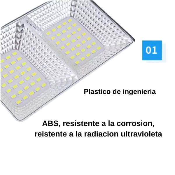 LUZ REFLECTORA CON PANEL Y SENSOR  300w-c X6UNDS - OMC-091