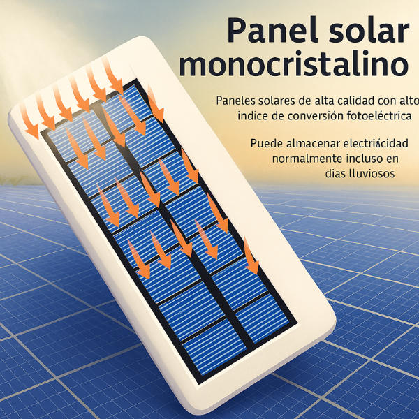 LAMPARA SOLAR TIPO CAMARA CON SENSOR  X 6UNDS - OMC-087