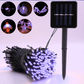 LUZ SOLAR NAVIDEÑA 10 M -100 BOMBILLOS X 6 UNDS - OMC-075