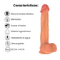 Dildo Vibrador Multifuncional Con 7 Modos de Calefacción y Empuje a Control Omc 435  X 6 Unds  OMC-435