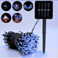 LUZ SOLAR NAVIDEÑA 10 M -100 BOMBILLOS X 6 UNDS - OMC-075