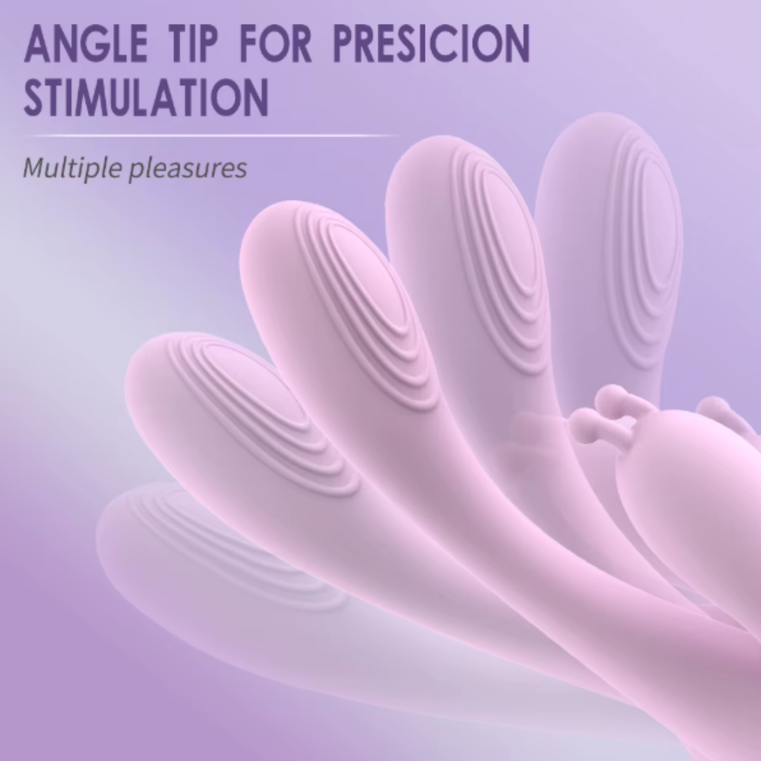 DILDO VIBRADOR DUAL CONEJO MULTIFUNCIONAL  X6 Unds OMC-414