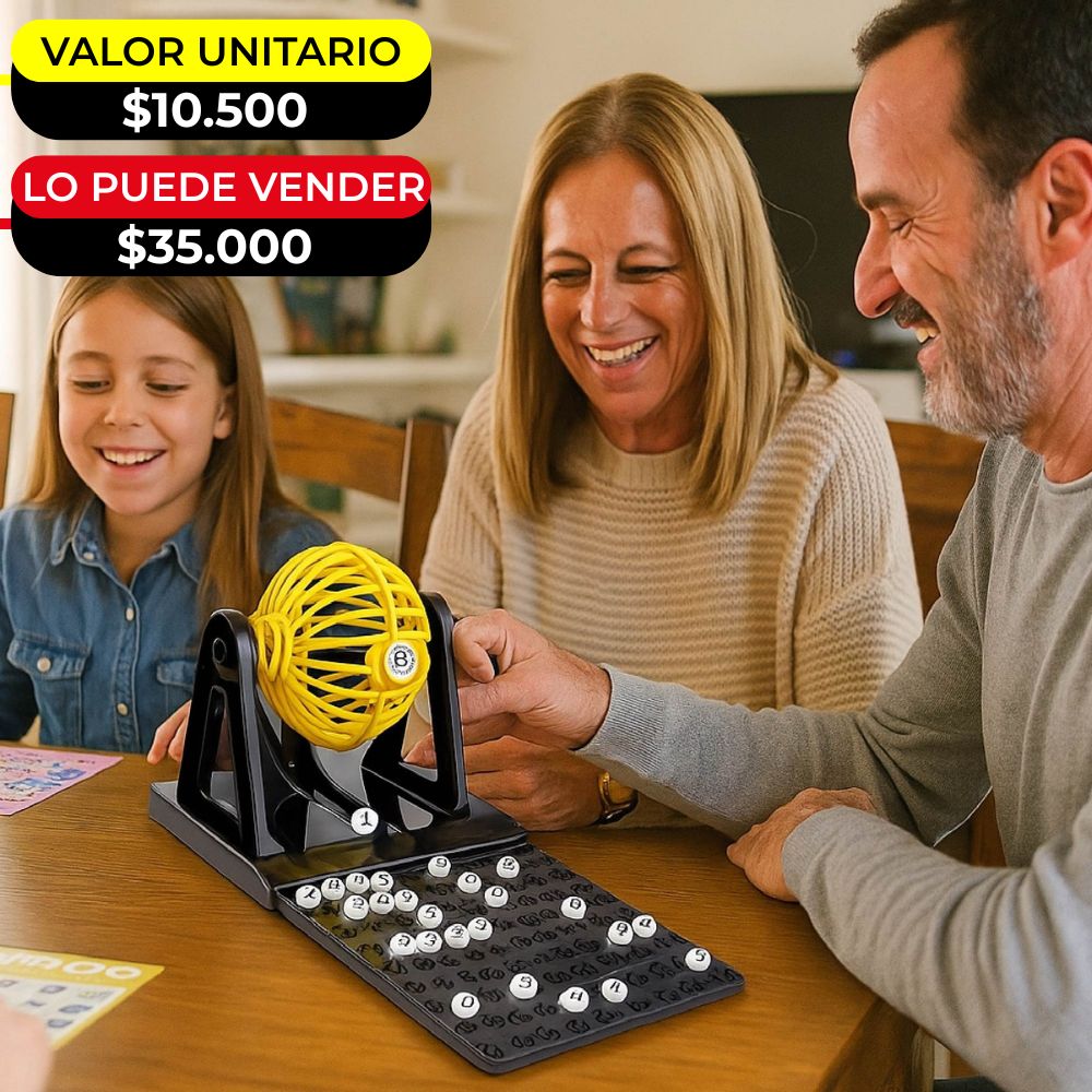 JUEGO DE MESA BINGO X6 UND - 2837769