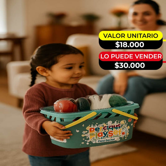 CESTA DE VERDURAS X6UNDS - 19697090