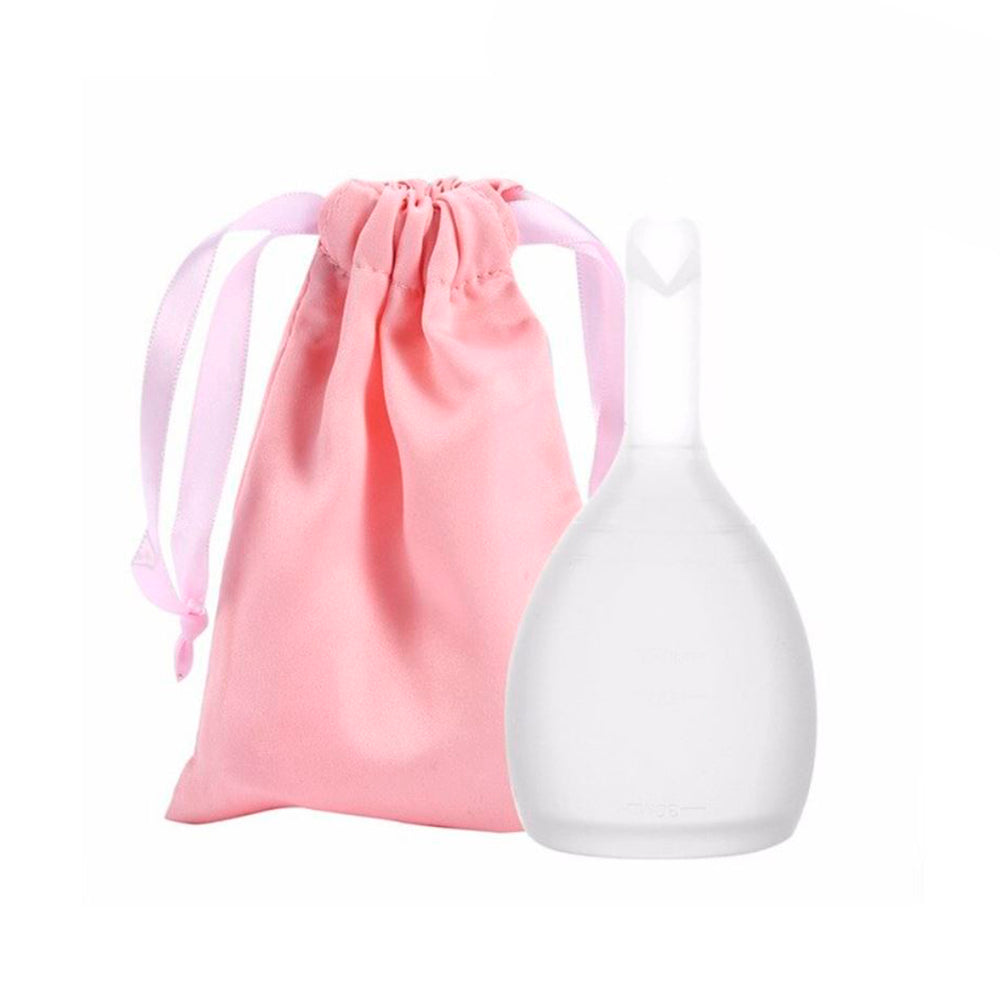 6 Copas menstruales reutilizables 100 % menstrual cup con válvula – drenable