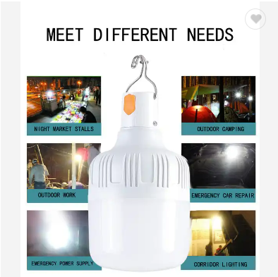 BOMBILLO RECARGABLE LED DE GRAN POTENCIA 60W - OMC-518