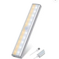 6 LÁMPARA LUZ LED CON SENSOR DE MOVIMIENTO RECARGABLE USB ( OMC-524 )