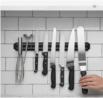 SOPORTE MAGNETICO PARA CUCHILLOS DE COCINA X6 UNDS