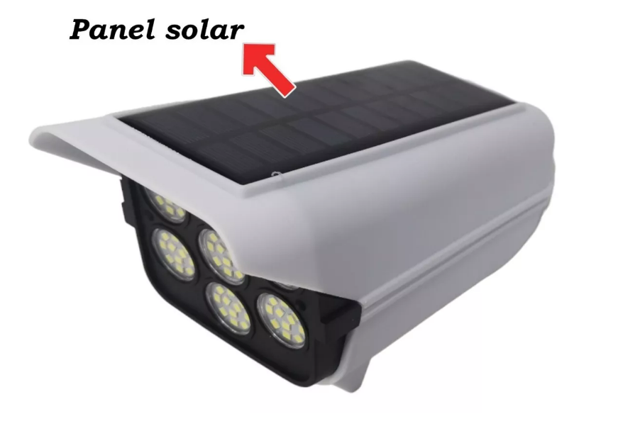 LAMPARA SOLAR TIPO CAMARA, 200W X 6 Unidades OMC-087