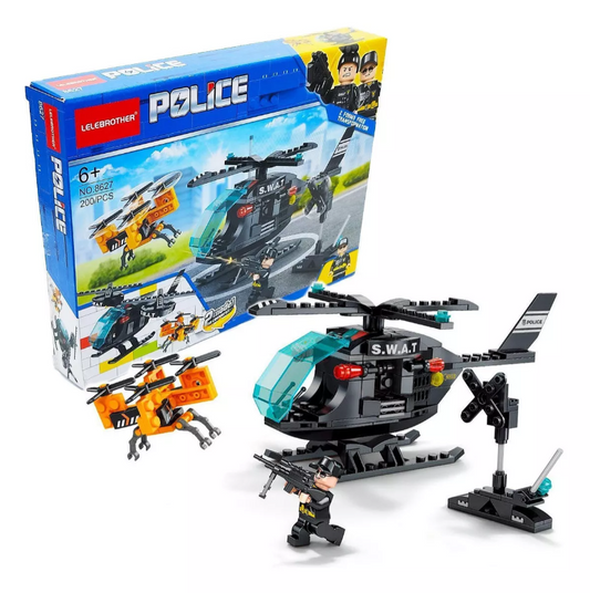 BLOQUES DE CONSTRUCCION POLICIA X 6 UNDS 8627