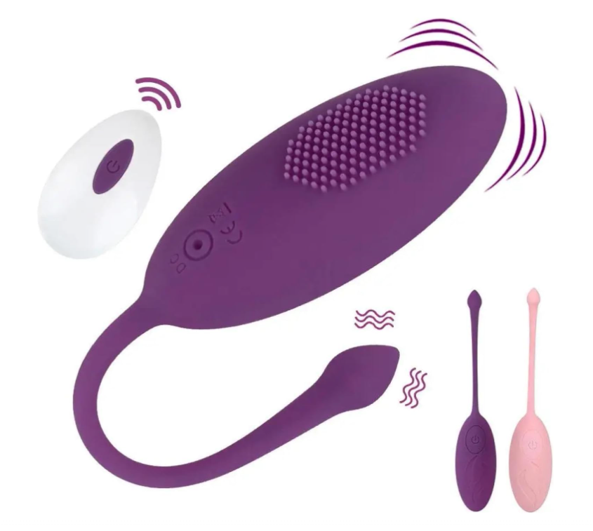 Cápsula vibratoria y cerdas con mando a distancia X6 Unds OMC-383