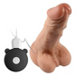 Consolador Dildo 20cm Giratorio Vibración Control X6 Unds  OMC-418