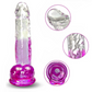 DILDO LANCES COCK 9.6 CRISTALINO BITONO X6 Unds OMC-422