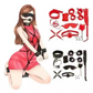Kit Bondage Juego De 10 Piezas Bdsm X6 Unds OMC-429