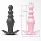 Masaje De Próstata Bolas Anales Vibrador Tapón X6 Unds OMC-420