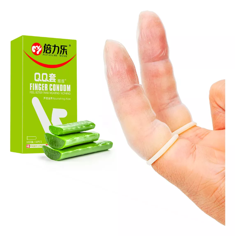 Caja De 10 Preservativos De Dedo Condones Médicos X6 Unds OMC-384