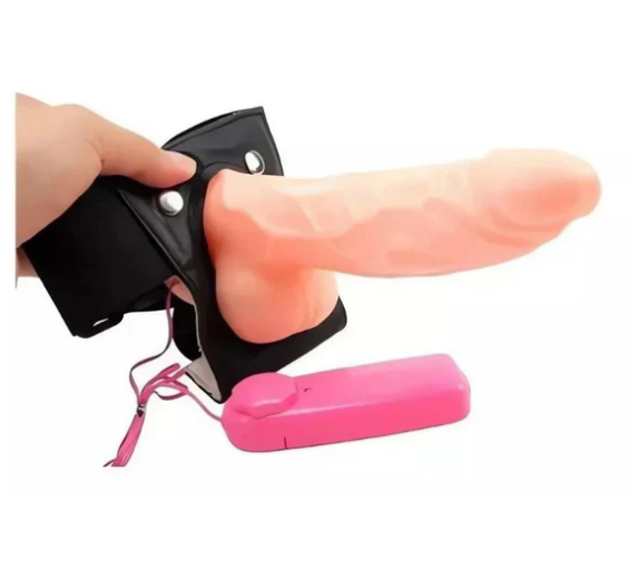 Arnes Consolador Dildo Con Vibración Hueco Pene Estimulador X6 Unds OMC-403