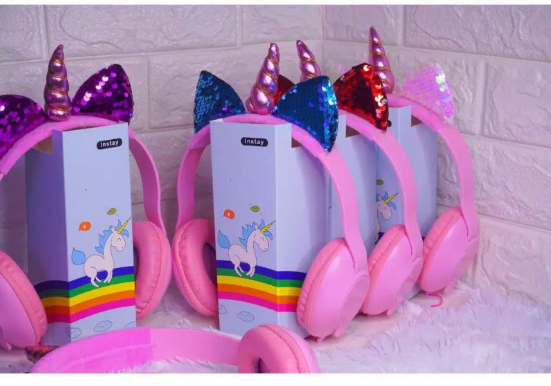 🦄 BONO POR 20 UNIDADES DE AUDIFONO DIADEMA DISEÑO DE UNICORNIO OMC-286 🎧