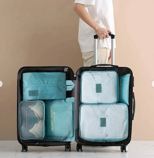 6 sets Organizador De Viaje Kit X 6 Piezas  OMC-694