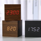 RELOJ DESPERTADOR DE MADERA X6UNDS - OMC-293