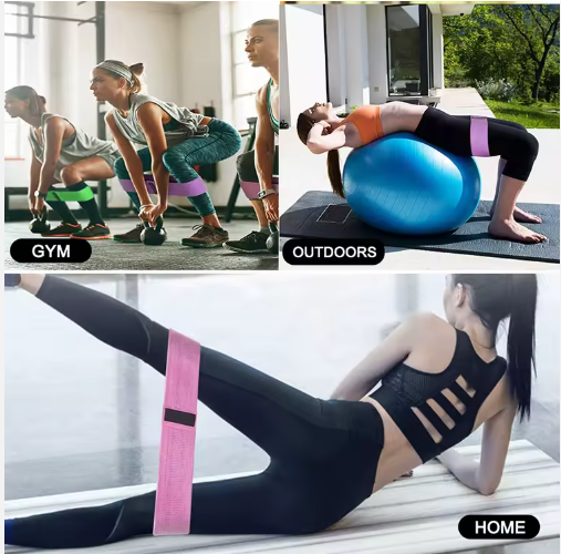 SET POR 3 BANDAS ELASTICAS EN TELA X6UNDS - OMC-253