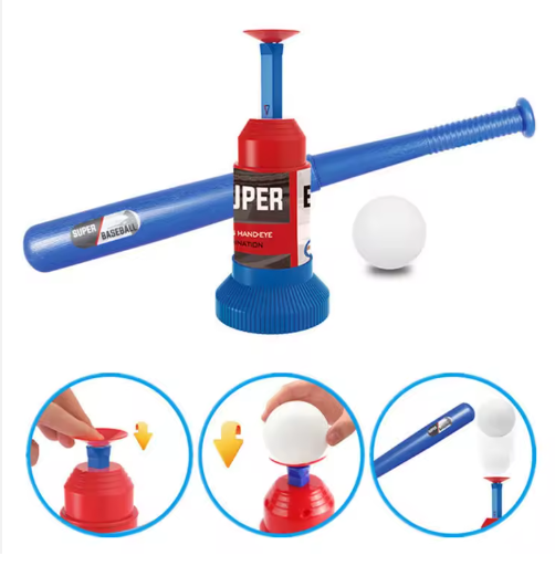 BATE DE BEISBOL CON LANZADOR X1 UNIDAD - 2789549