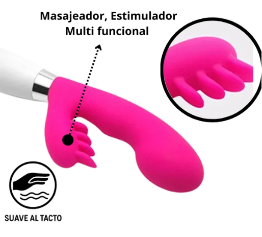 DILDO VIBRADOR DUAL BREATH ON ME X6UNDS - POC-510
