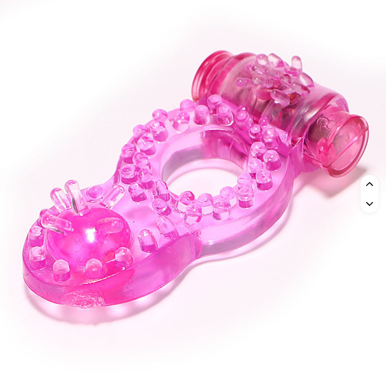 ANILLO VIBRADOR RETARDANTE DOBLE ESTIMULACION X6UNDS - OMC-369