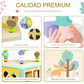 Cubo Con Laberinto Didáctico Estilo Montessori Para Bebé X 6 Unidades OMC-506