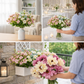 RAMO DE 7 FLORES ARTIFICIALES PACK X 6UNDS - OMC-720