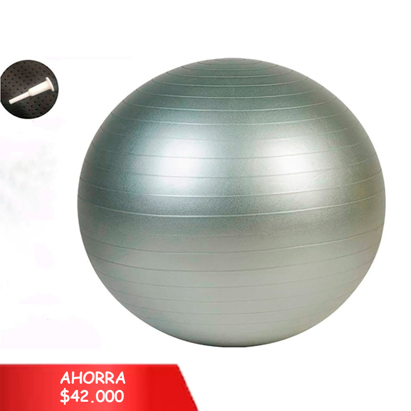 Balón Para Yoga, Pilates, Ejercicio de 65cm X 6 Unidades OMC-251